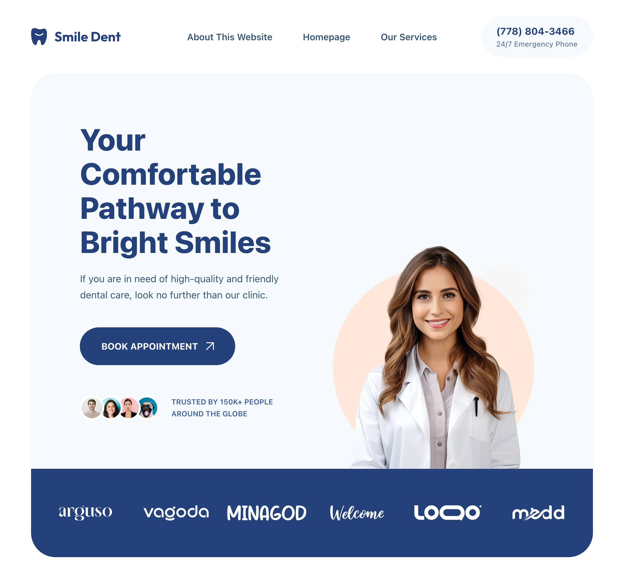 Thème Blocksy affichant une mise en page LTR