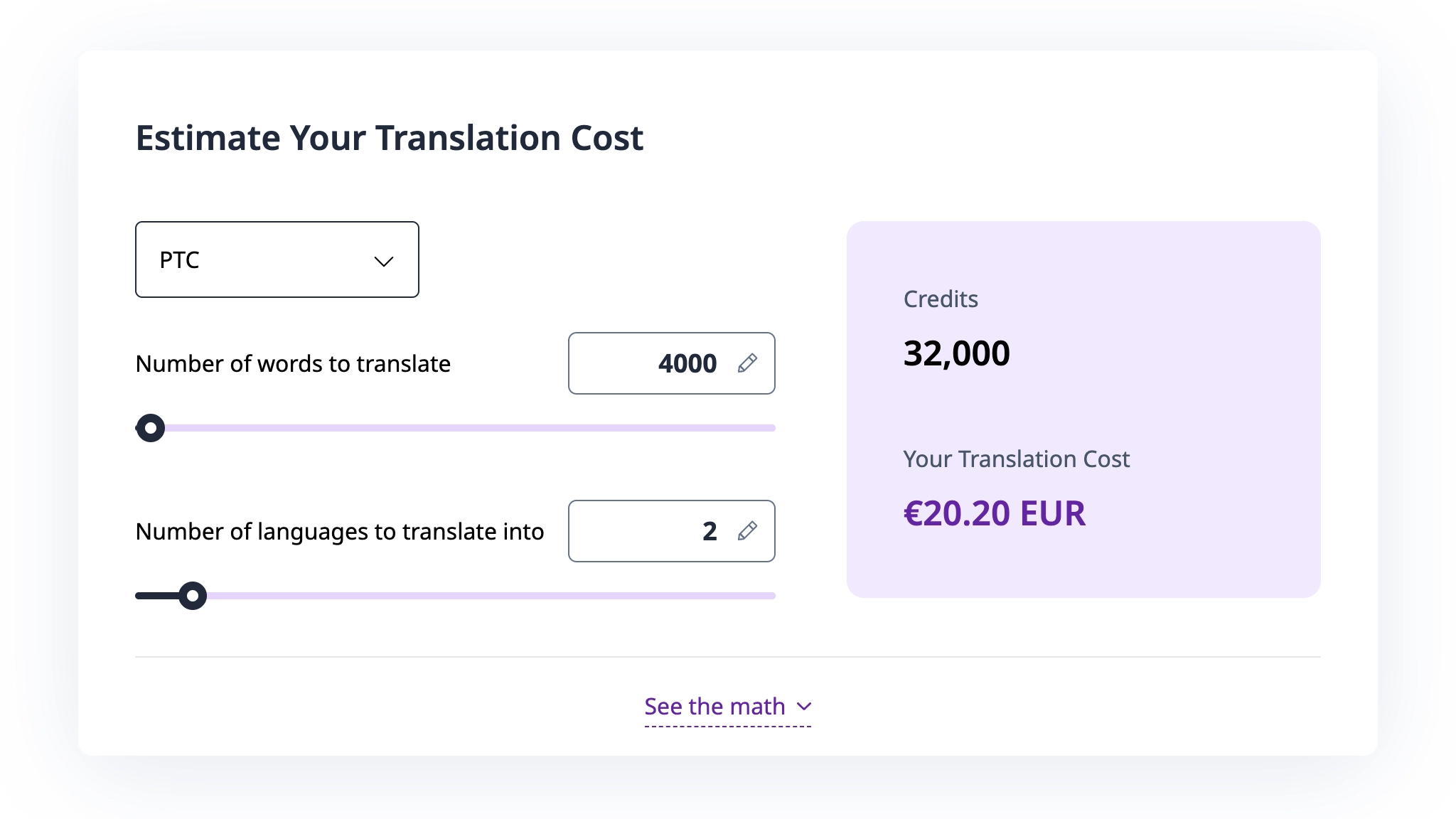 Estimation du coût des traductions automatiques WPML